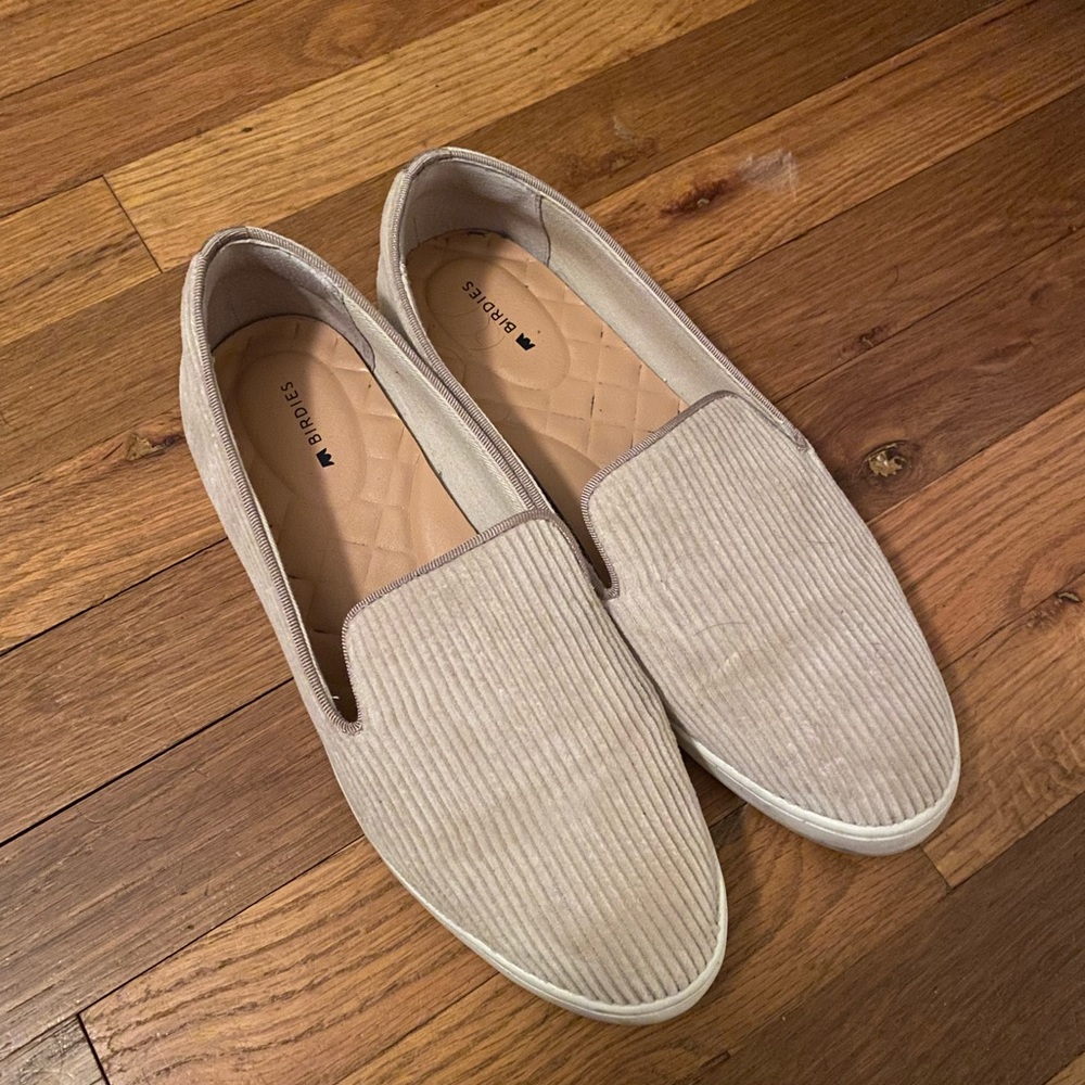 Birdies The Swift in Corduroy Oatmeal Size 8.5